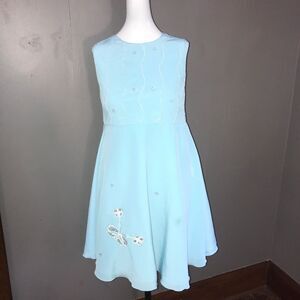 Girls Blue Formal Dress Size 7